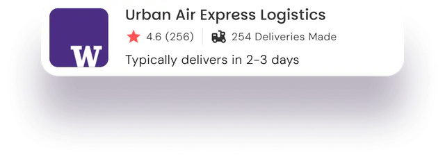 Delivery partner rating