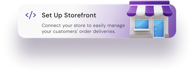 Set up storefront